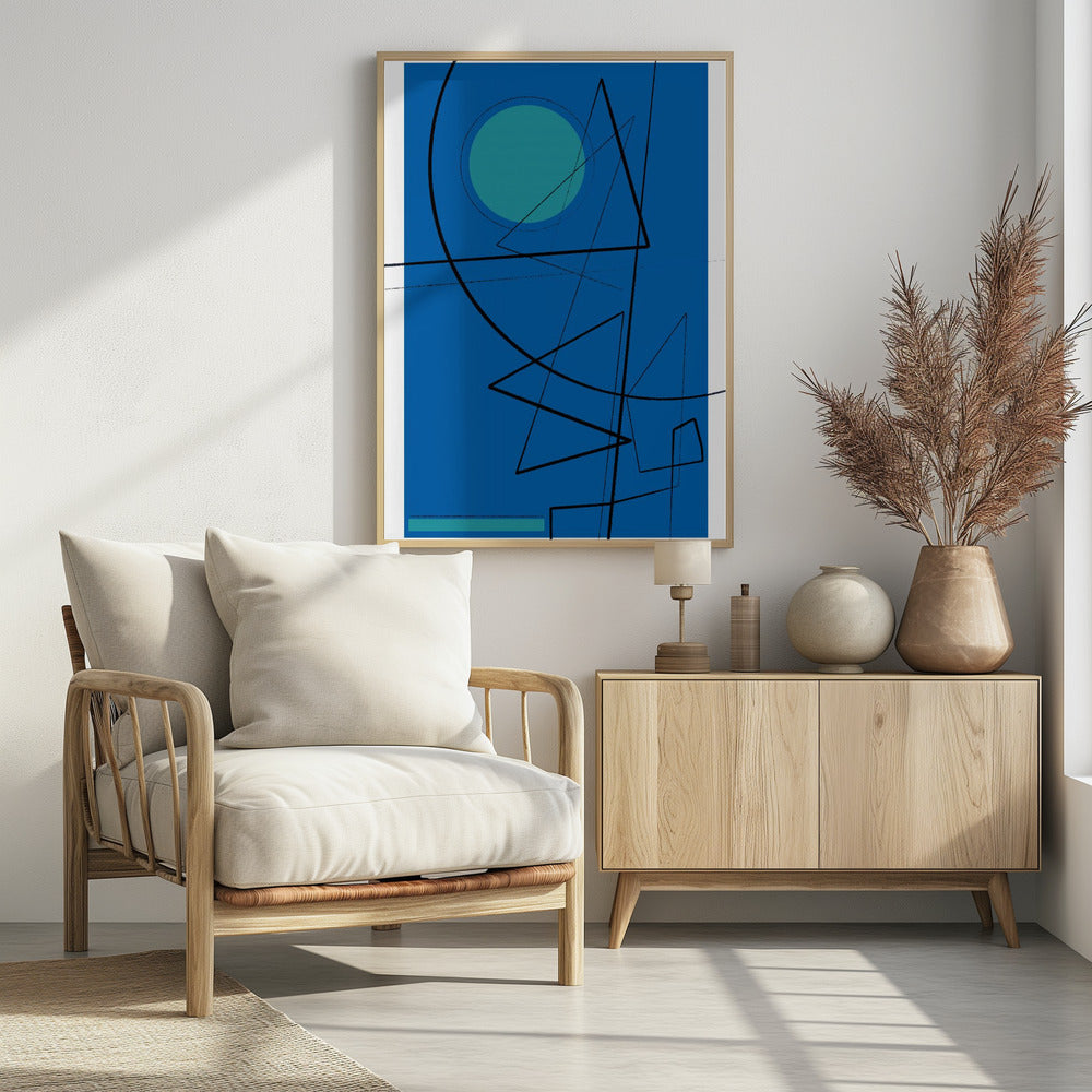 Angular lines No 19 Poster